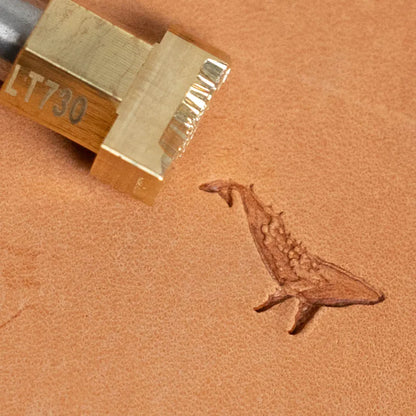 LT730 Dolphin Leather Stamping Tool for Professional Crafters – Stylized Dolphin 17x15mm (2/3" x 7/12")