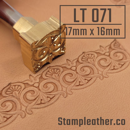 LT071 Premium Leather Stamping Tools for Professional Crafters-17x16mm size
