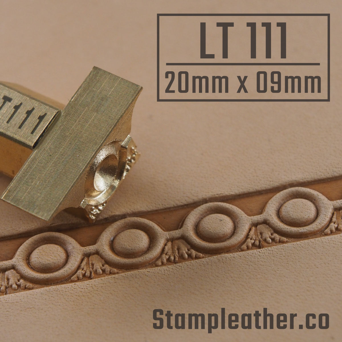 LT111 Premium Leather Stamping Tools for Professional Crafters-20x9mm size